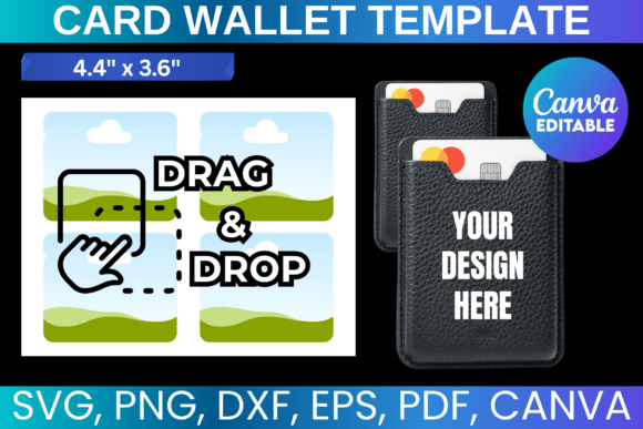 Card Wallet Template, Wallet SVG